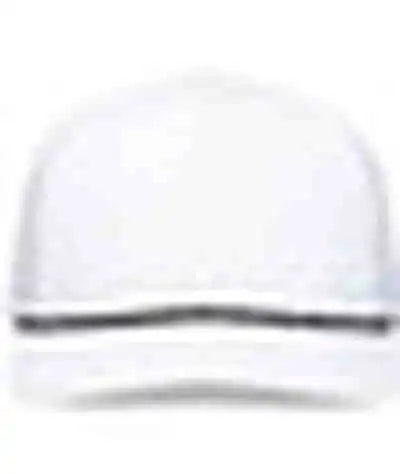 Pacific Headwear P423 Weekender Trucker Cap White Black / 7’’ 7 7/8’’