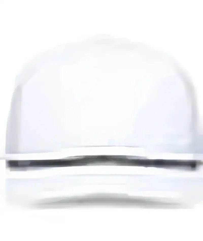 Pacific Headwear P423 Weekender Trucker Cap - White Black - 7’’ 7 7/8’’