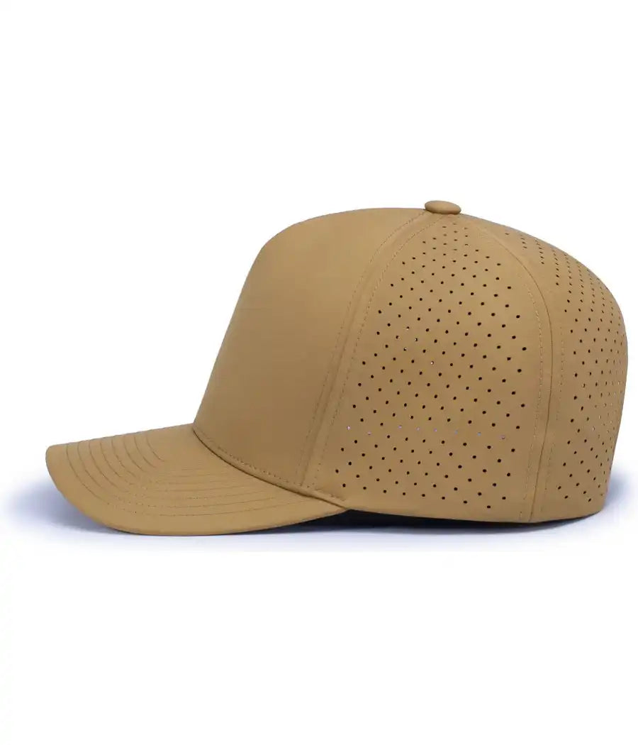Pacific Headwear P424 Weekender Perforated Snapback Cap - Buck - 7’’ - 7 7/8’’