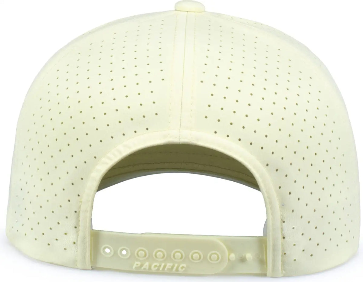 Pacific Headwear P424 Weekender Perforated Snapback Cap - Celestial Yellow - one Size Fits Most
