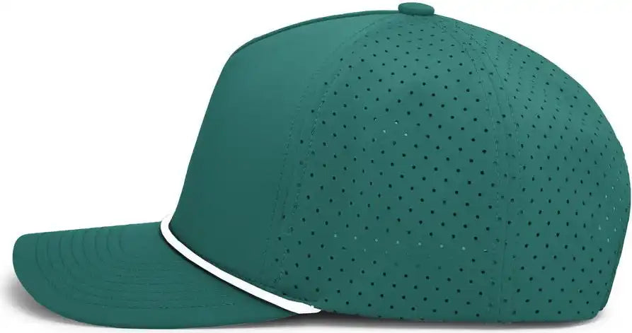 Pacific Headwear P424 Weekender Perforated Snapback Cap Dark Teal White / 7’’ 7 7/8’’