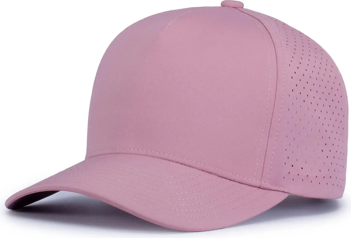 Pacific Headwear P424 Weekender Perforated Snapback Cap - Dusty Maroonuve - one Size Fits Most