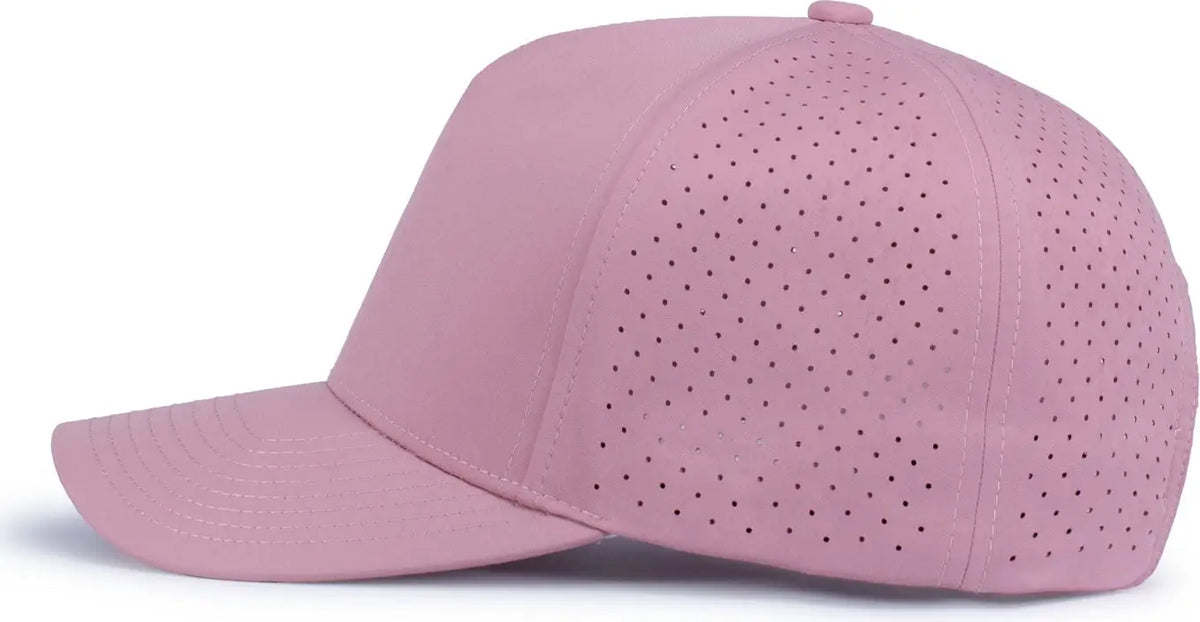 Pacific Headwear P424 Weekender Perforated Snapback Cap - Dusty Maroonuve - one Size Fits Most