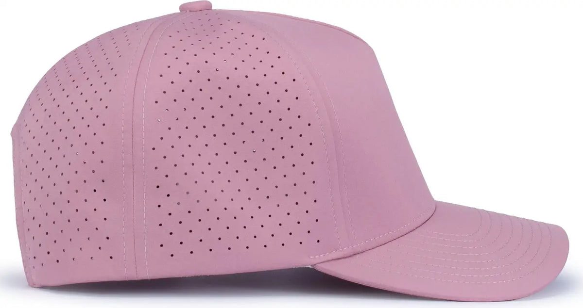 Pacific Headwear P424 Weekender Perforated Snapback Cap - Dusty Maroonuve - one Size Fits Most