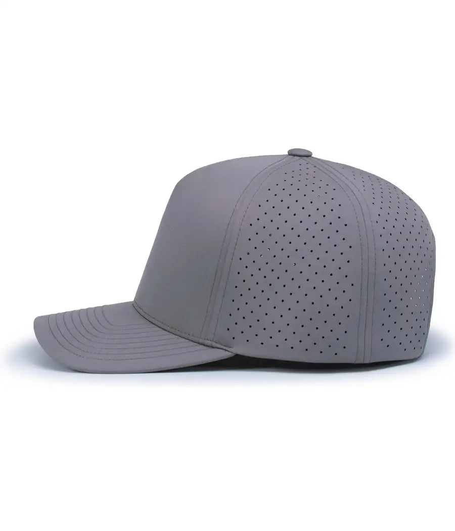 Pacific Headwear P424 Weekender Perforated Snapback Cap - Graphite