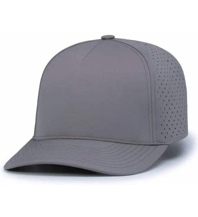 Pacific Headwear P424 Weekender Perforated Snapback Cap - Graphite