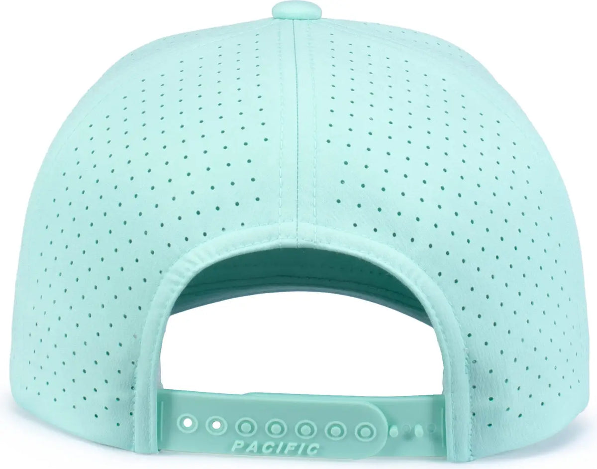 Pacific Headwear P424 Weekender Perforated Snapback Cap - Jelly Mint - one Size Fits Most