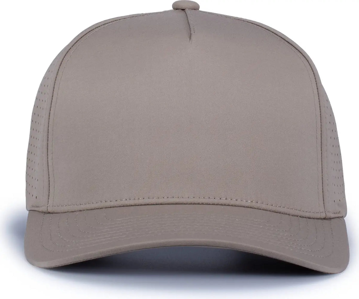 Pacific Headwear P424 Weekender Perforated Snapback Cap - Mink - one Size Fits Most