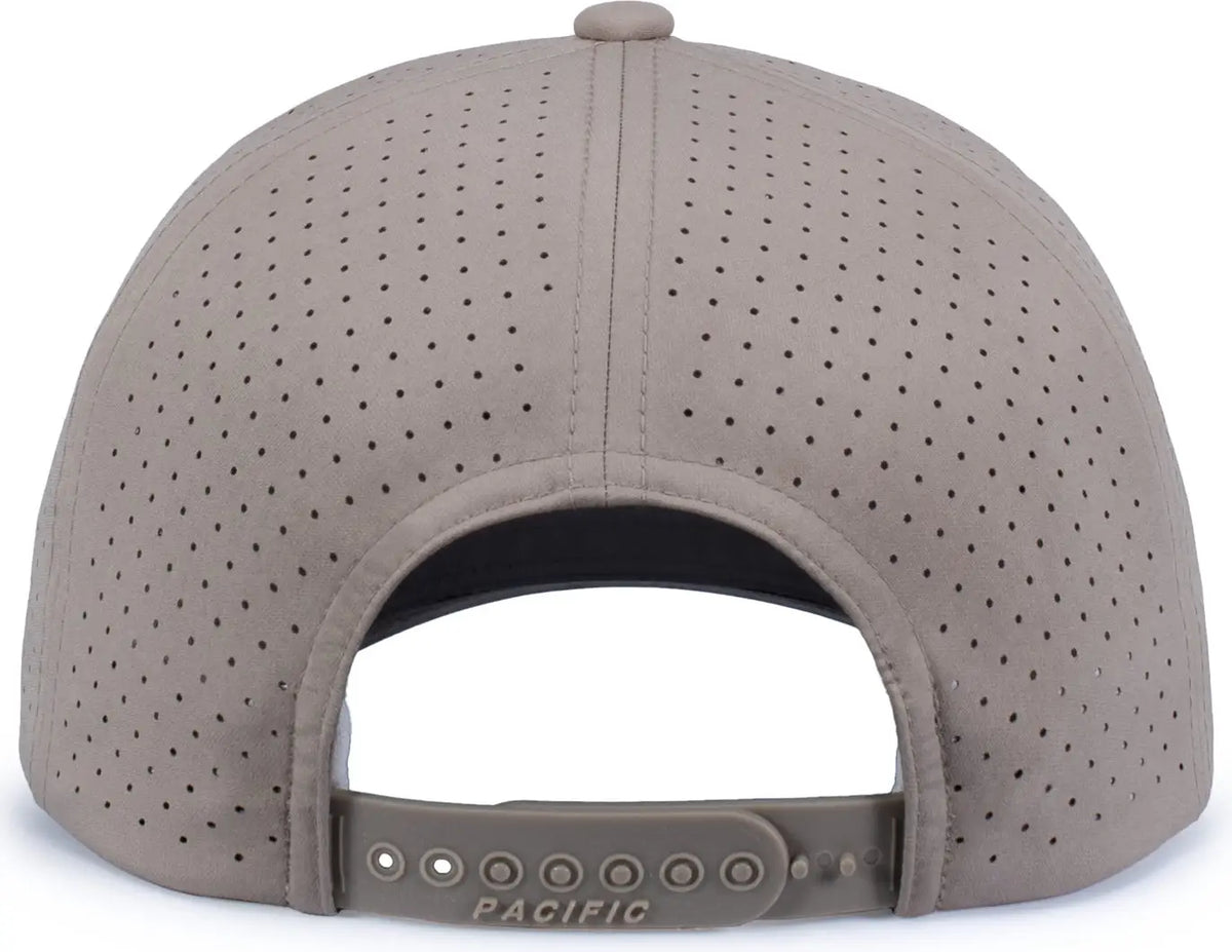 Pacific Headwear P424 Weekender Perforated Snapback Cap - Mink - one Size Fits Most
