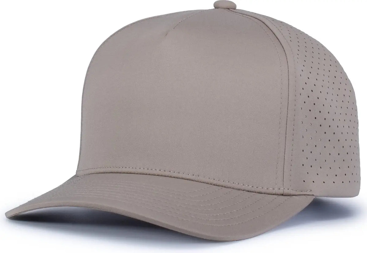 Pacific Headwear P424 Weekender Perforated Snapback Cap - Mink - one Size Fits Most