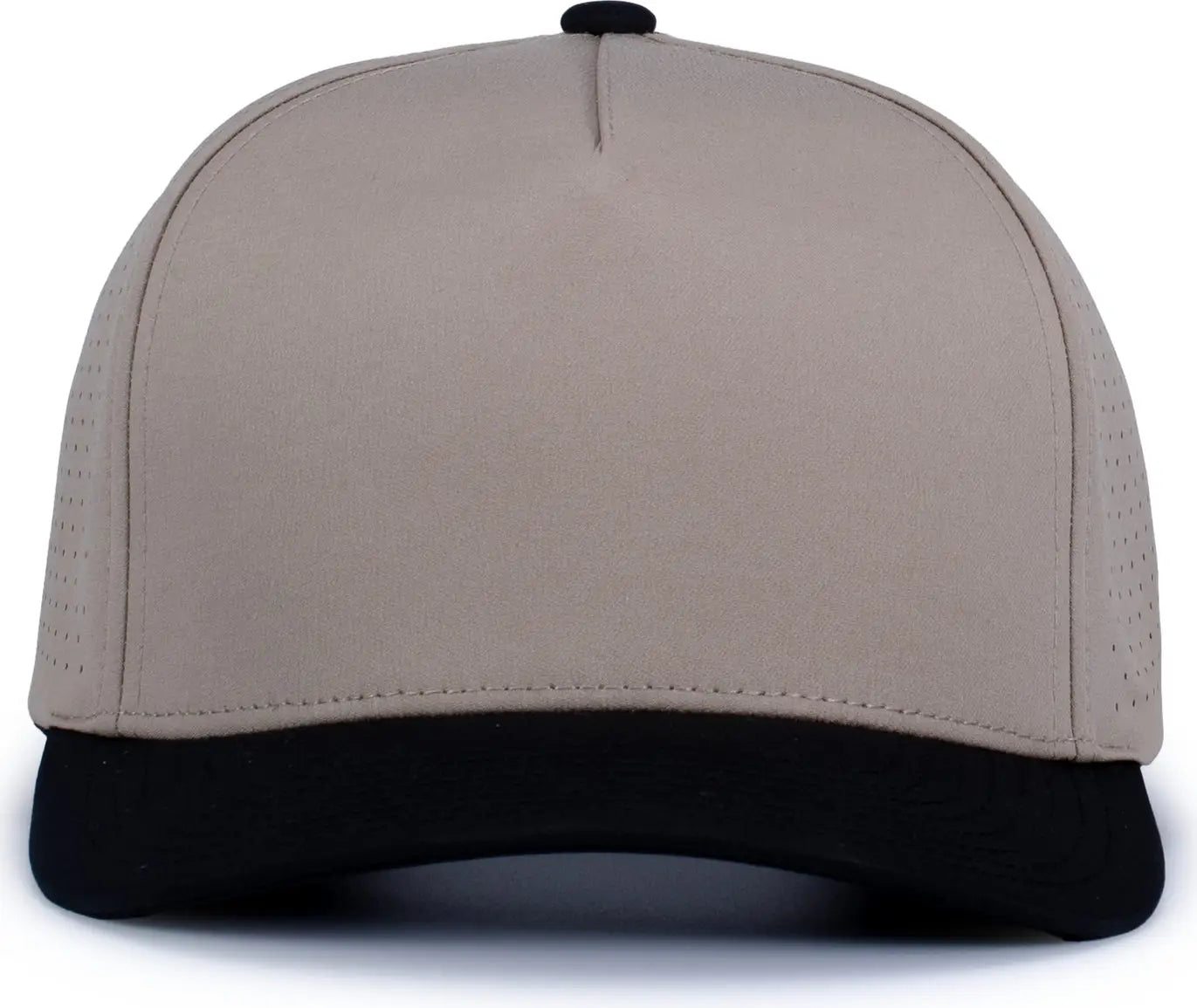 Pacific Headwear P424 Weekender Perforated Snapback Cap - Mink Black - one Size Fits Most