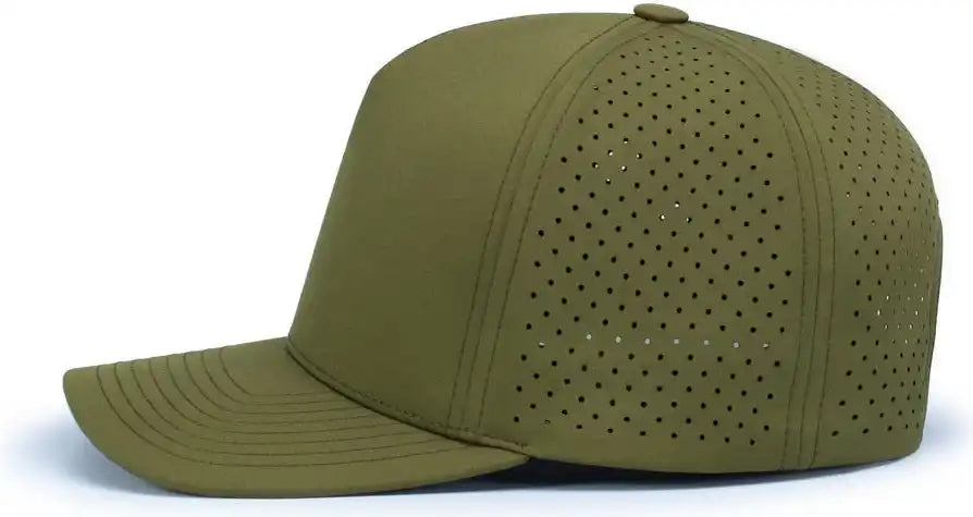 Pacific Headwear P424 Weekender Perforated Snapback Cap - Moss Green - 7’’ - 7 7/8’’