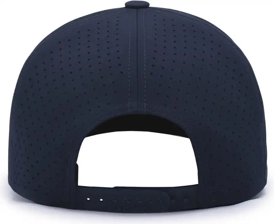 Pacific Headwear P424 Weekender Perforated Snapback Cap - Navy - 7’’ - 7 7/8’’