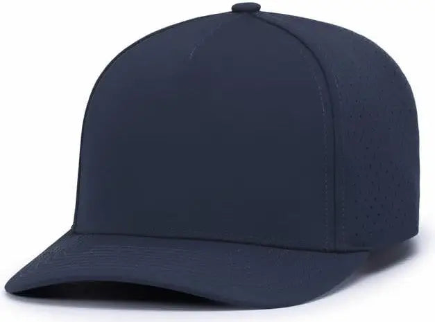 Pacific Headwear P424 Weekender Perforated Snapback Cap - Navy
