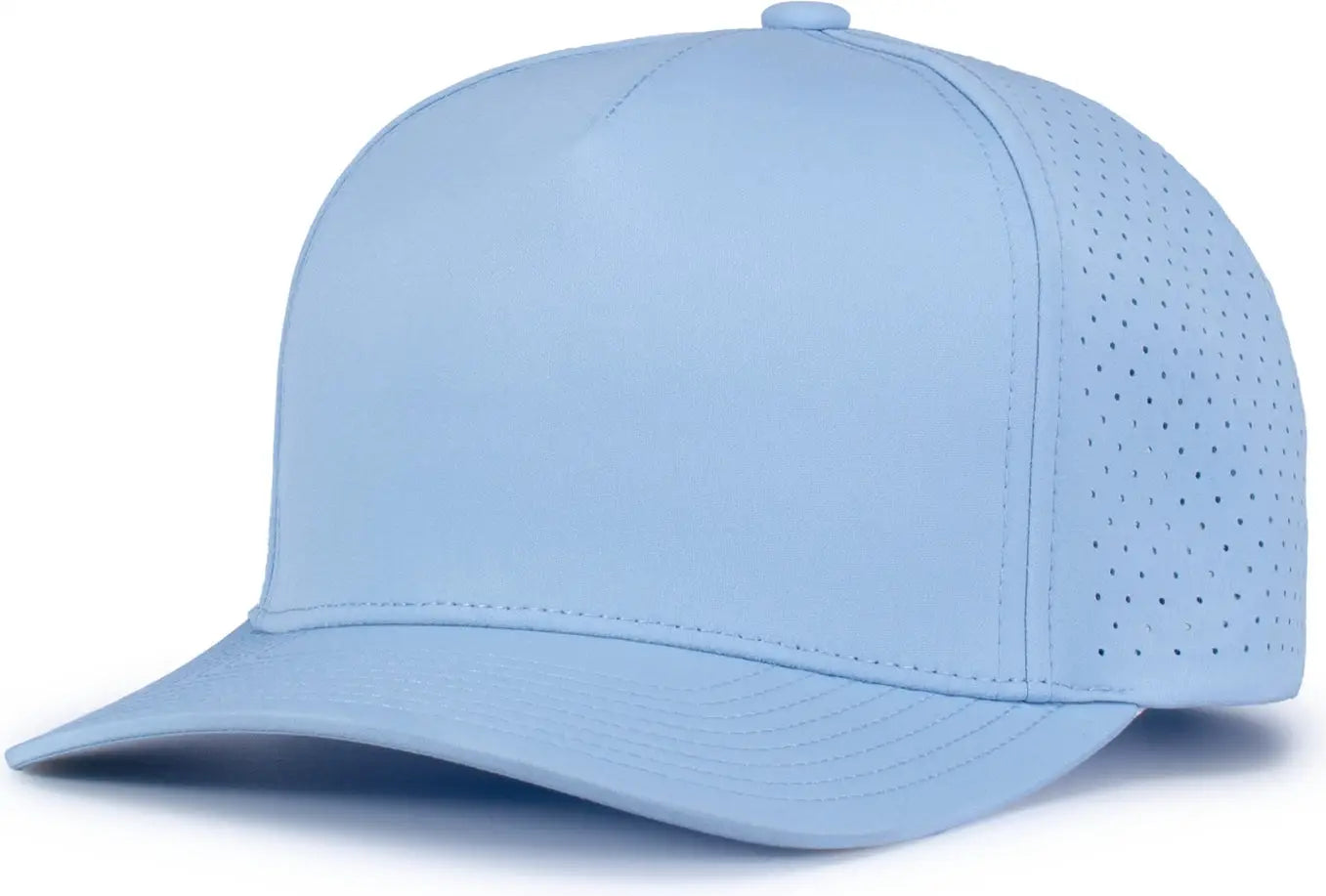 Pacific Headwear P424 Weekender Perforated Snapback Cap - Powder Blue - one Size Fits Most