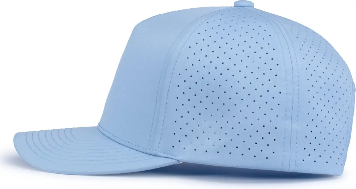 Pacific Headwear P424 Weekender Perforated Snapback Cap - Powder Blue - one Size Fits Most