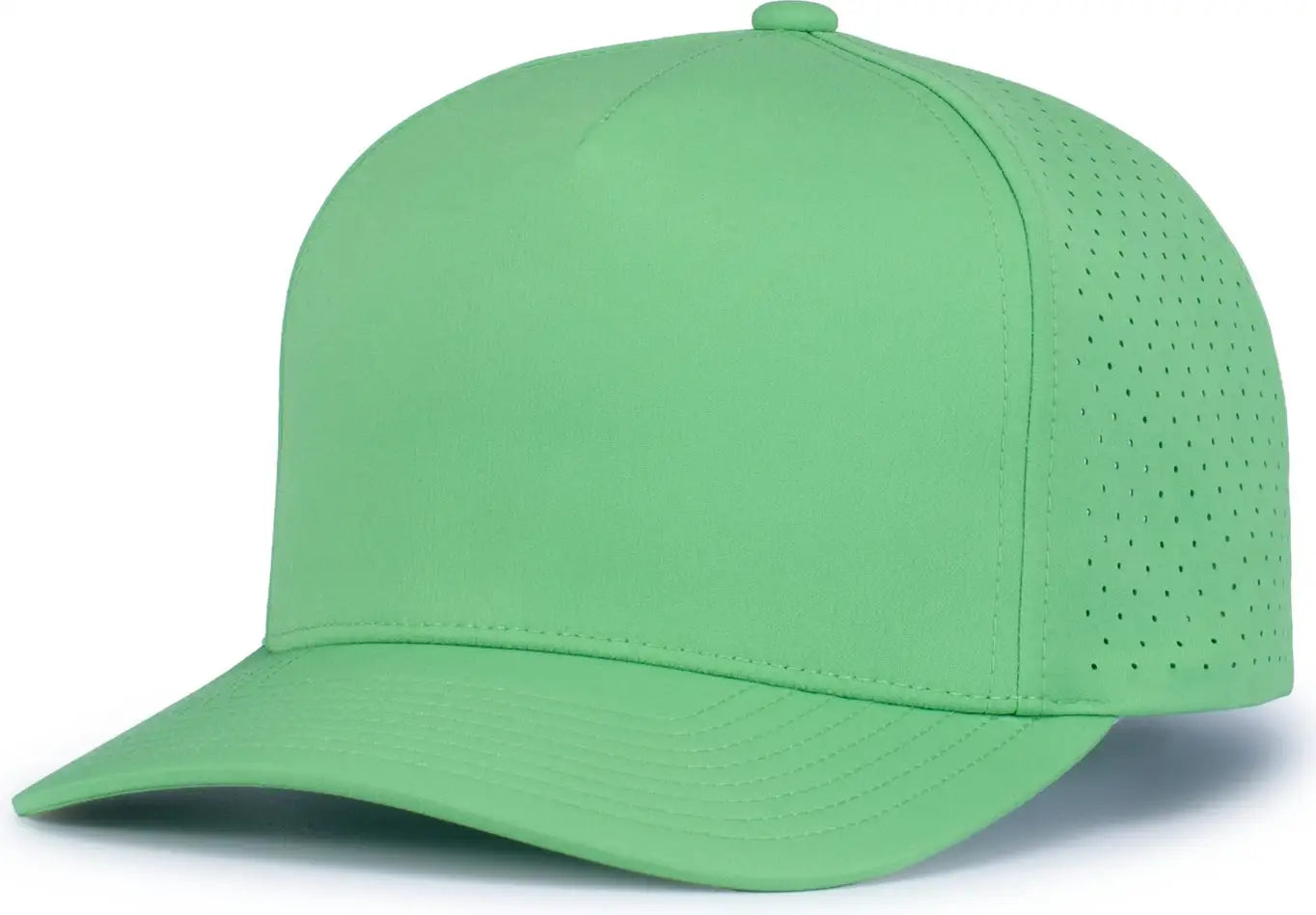 Pacific Headwear P424 Weekender Perforated Snapback Cap - Retro Green - one Size Fits Most