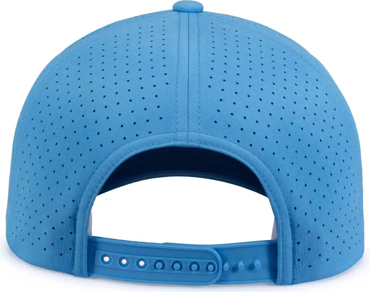 Pacific Headwear P424 Weekender Perforated Snapback Cap - Tranquil Blue - one Size Fits Most