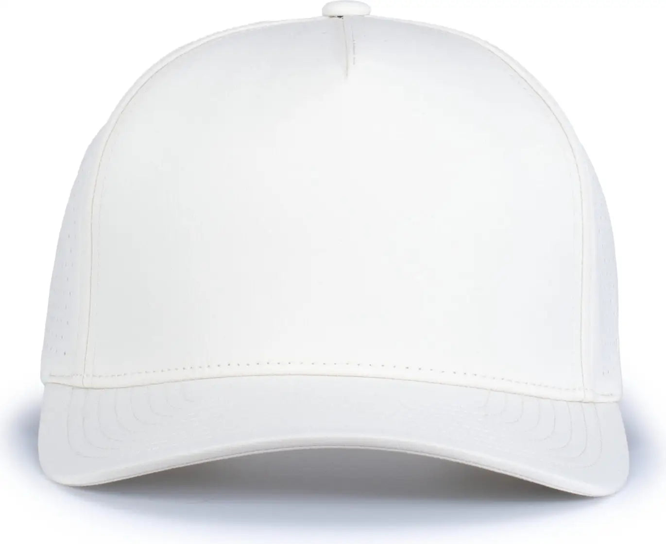 Pacific Headwear P424 Weekender Perforated Snapback Cap - Vintage White - one Size Fits Most