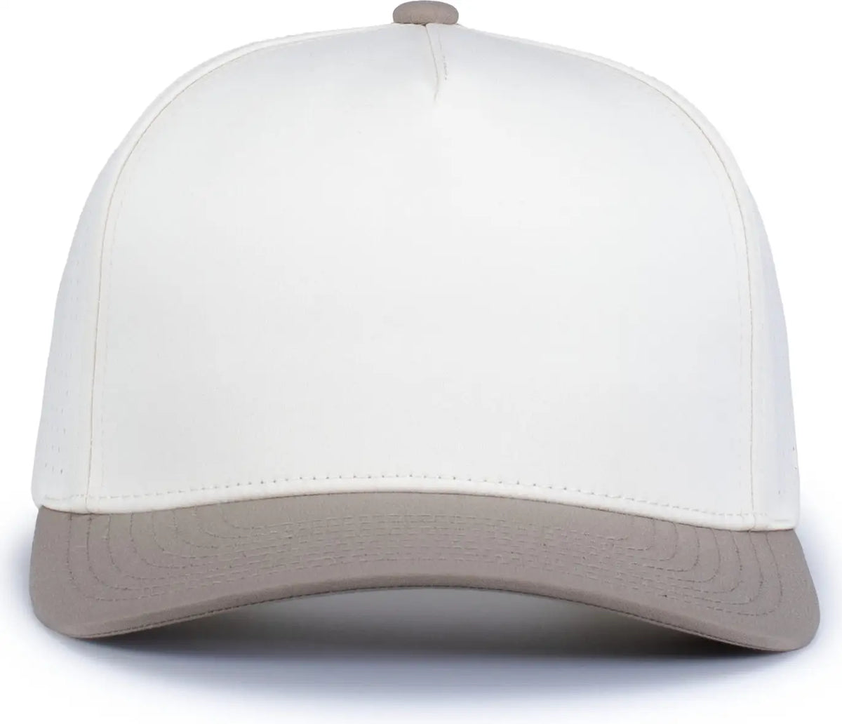 Pacific Headwear P424 Weekender Perforated Snapback Cap - Vintage White Mink - one Size Fits Most