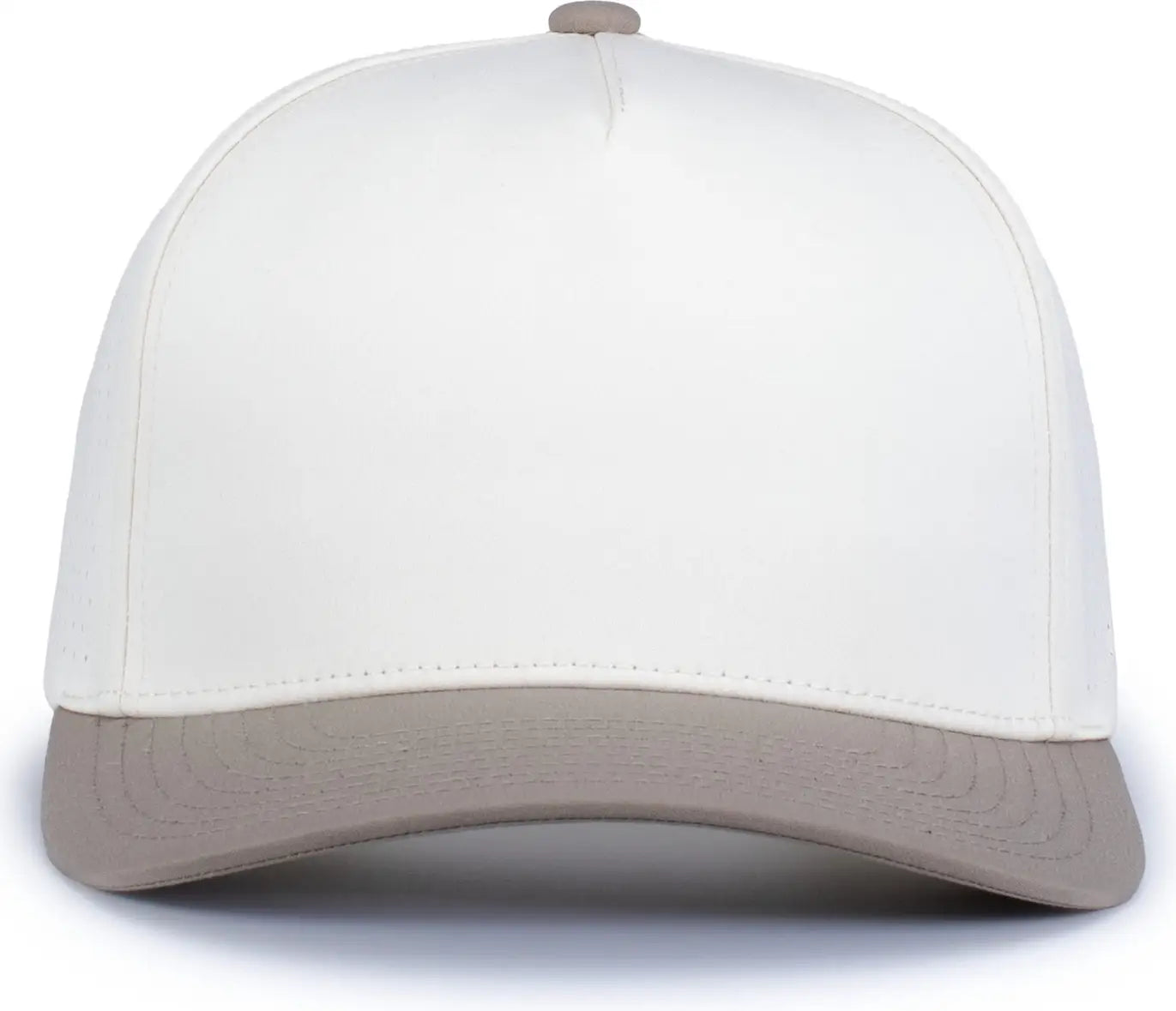 Pacific Headwear P424 Weekender Perforated Snapback Cap - Vintage White Mink - one Size Fits Most