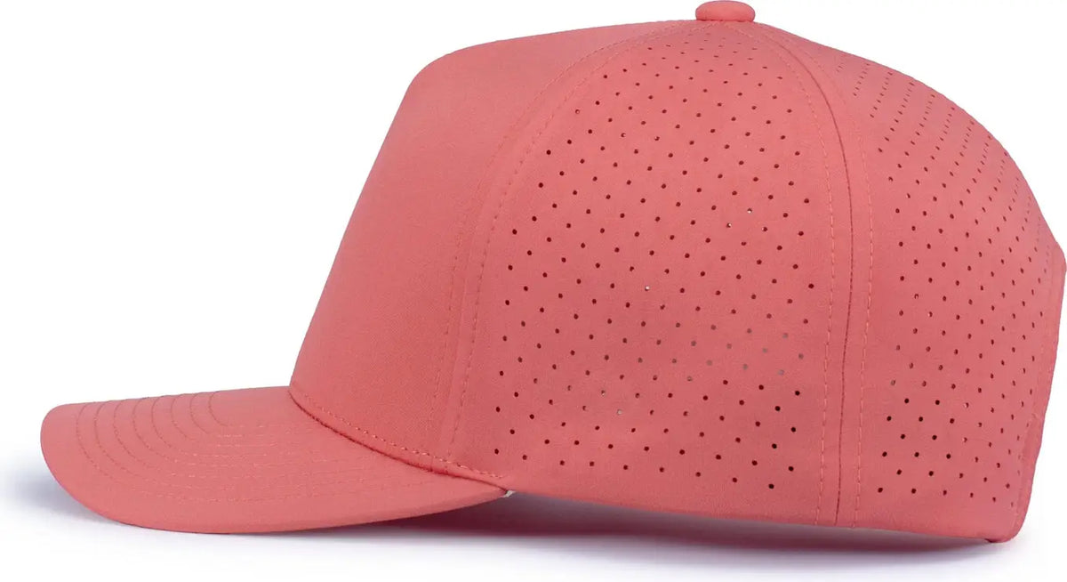 Pacific Headwear P424 Weekender Perforated Snapback Cap - Watermelon - one Size Fits Most