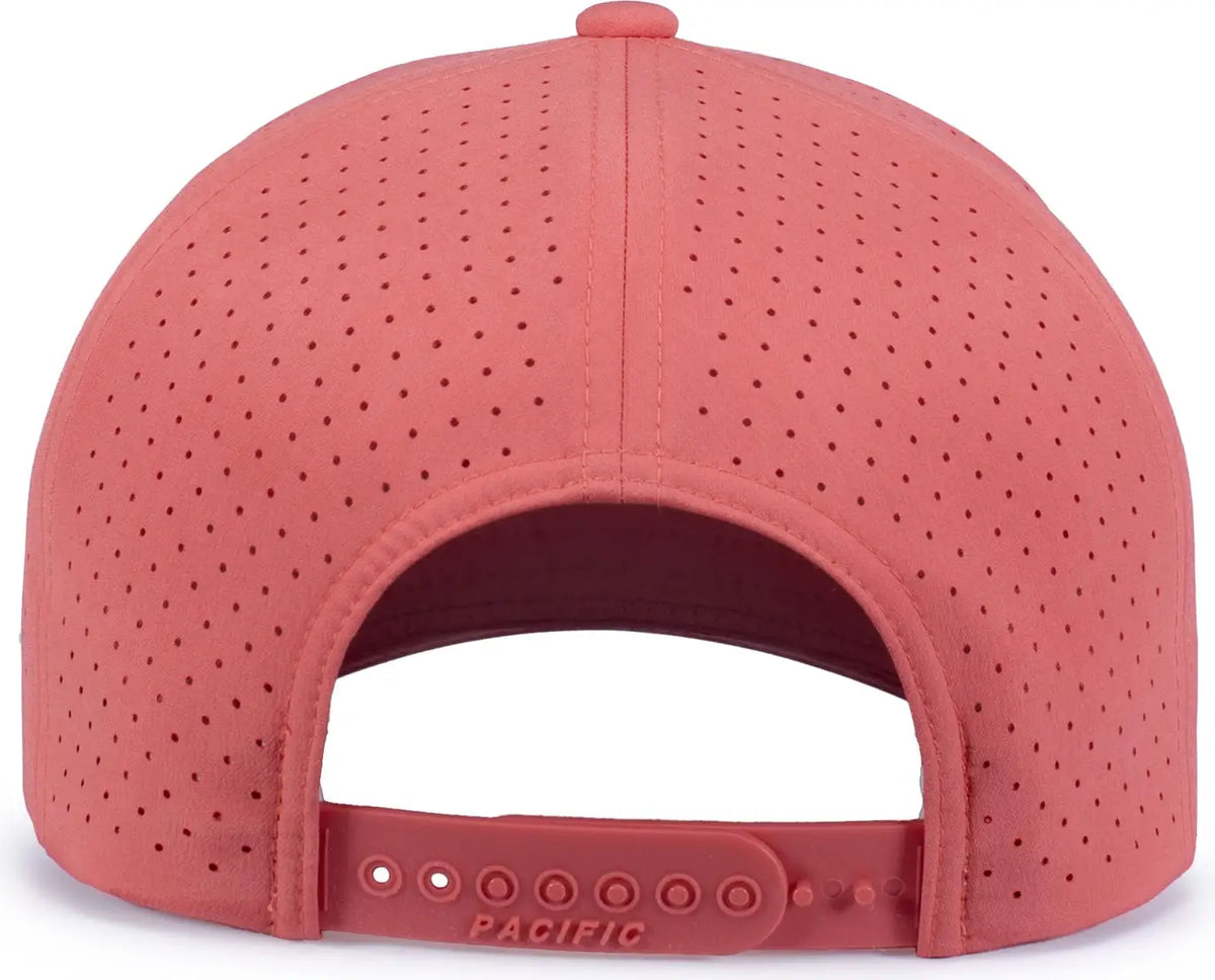 Pacific Headwear P424 Weekender Perforated Snapback Cap - Watermelon - one Size Fits Most