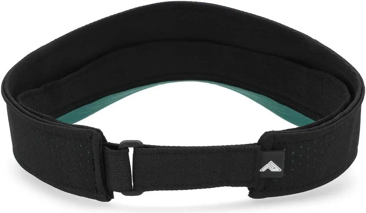Pacific Headwear P500 Perforated Visor Powered by Coolcore Black Kelly / 7’’ 7 7/8’’