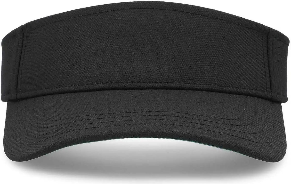 Pacific Headwear P500 Perforated Visor Powered by Coolcore Black Kelly / 7’’ 7 7/8’’