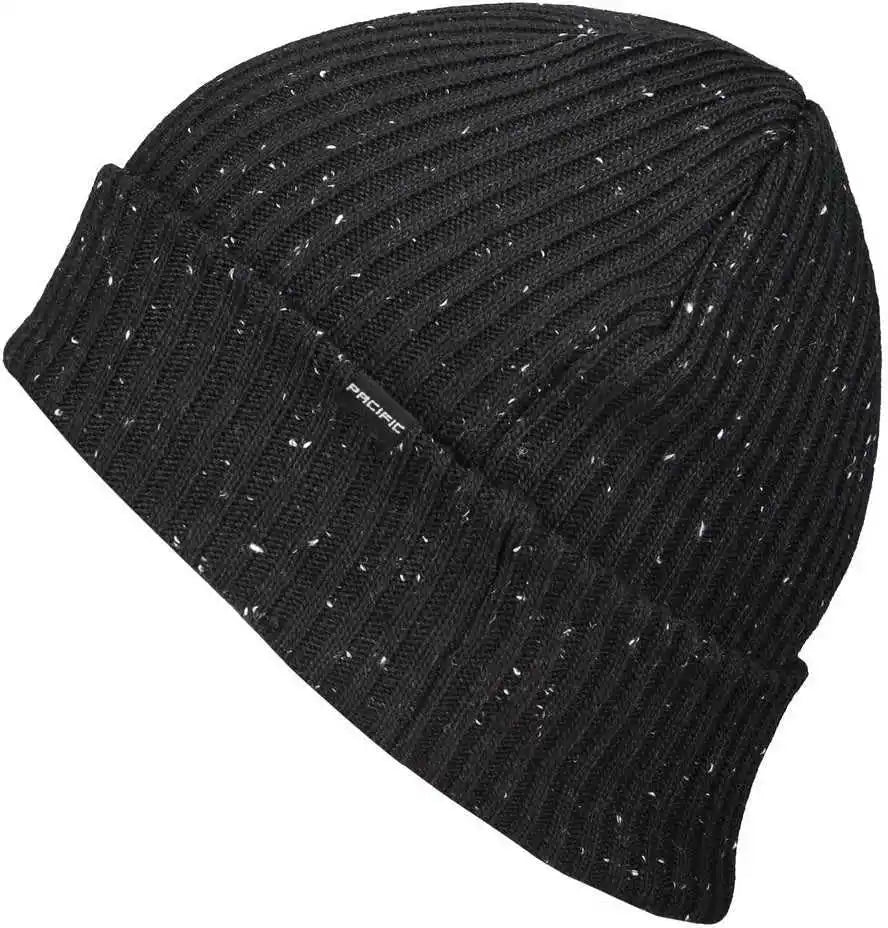 Pacific Headwear P600k Tweed Beanie Black / 7’’ 7 7/8’’