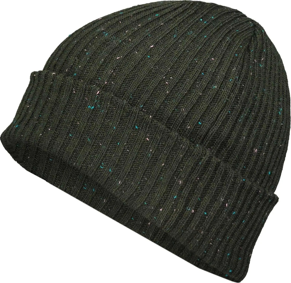 Pacific Headwear P600k Tweed Beanie - Dark Green