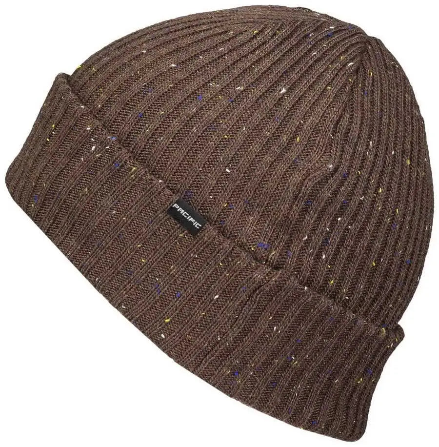 Pacific Headwear P600k Tweed Beanie - Espresso