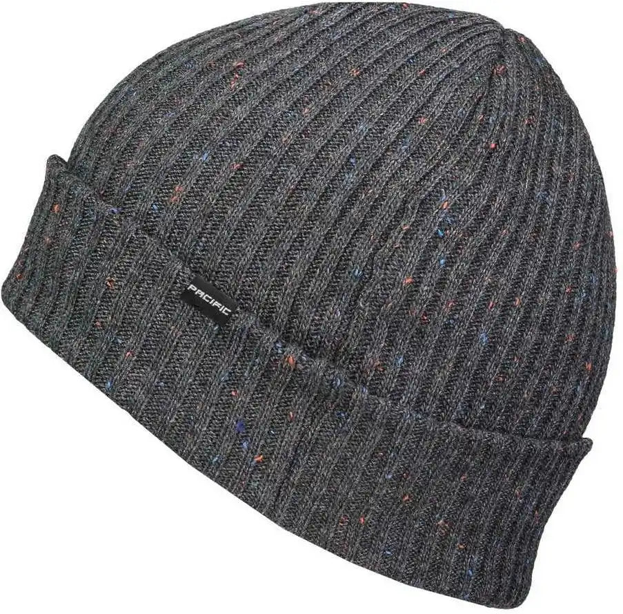 Pacific Headwear P600k Tweed Beanie Graphite Dark Gray / 7’’ 7 7/8’’