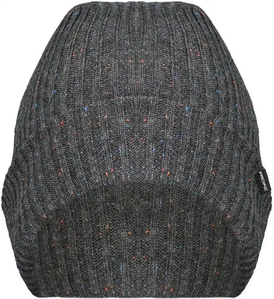 Pacific Headwear P600k Tweed Beanie - Graphite - Dark Gray / 7’’ - 7 7/8’’
