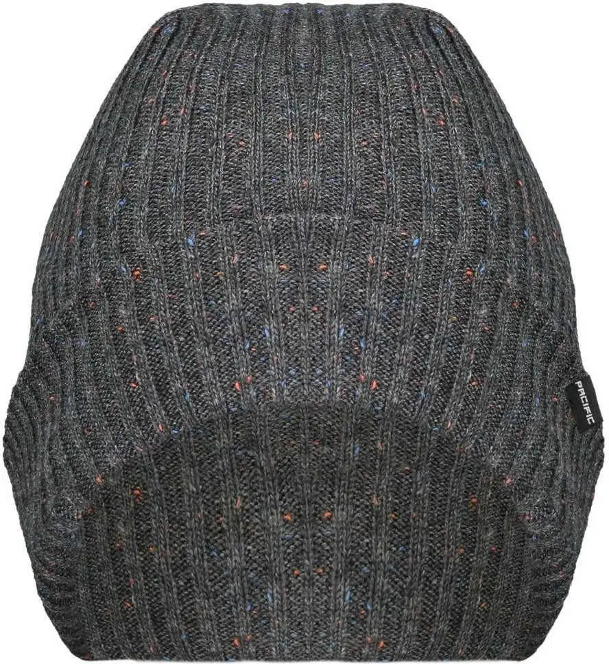 Pacific Headwear P600k Tweed Beanie - Graphite
