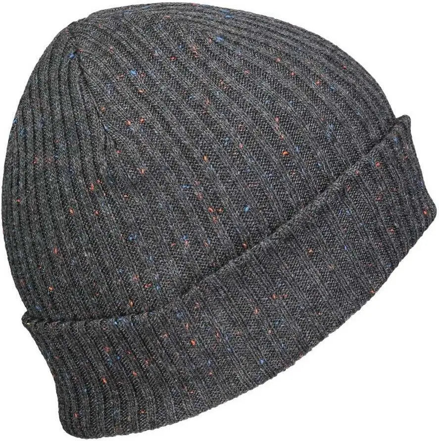 Pacific Headwear P600k Tweed Beanie - Graphite