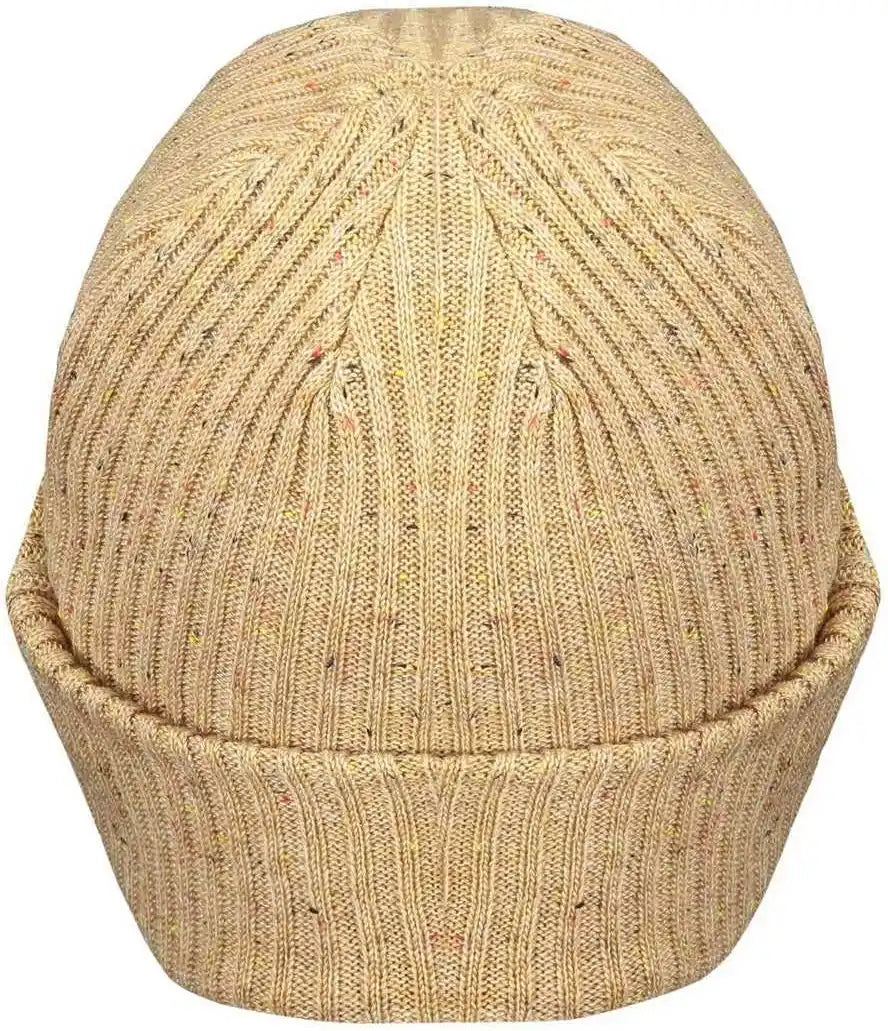 Pacific Headwear P600k Tweed Beanie - Khaki - 7’’ - 7 7/8’’