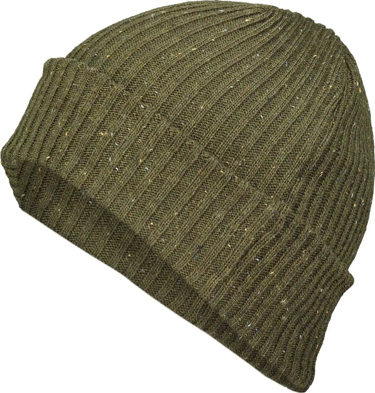 Pacific Headwear P600k Tweed Beanie - Loden - Dark Gray / 7’’ - 7 7/8’’