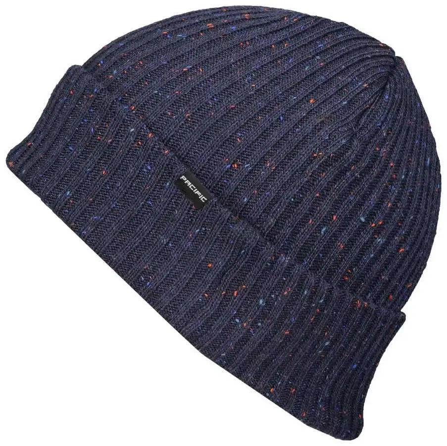 Pacific Headwear P600k Tweed Beanie - Navy