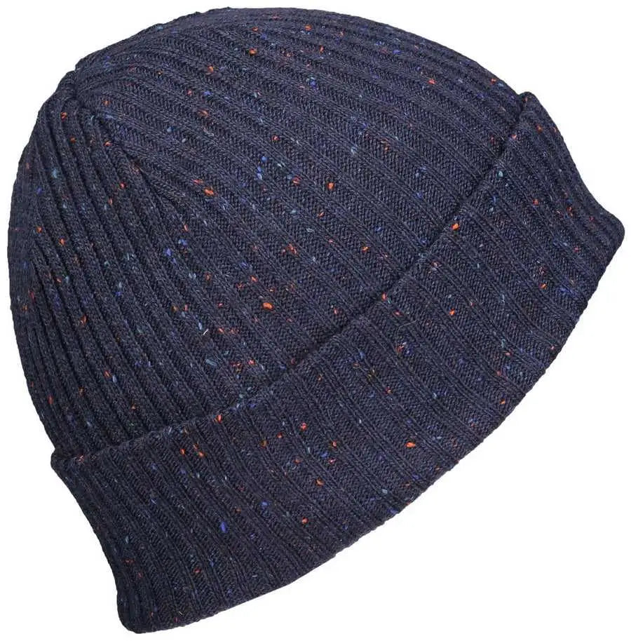 Pacific Headwear P600k Tweed Beanie - Navy