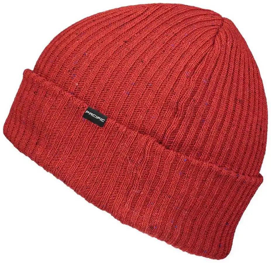 Pacific Headwear P600k Tweed Beanie Red / 7’’ 7 7/8’’