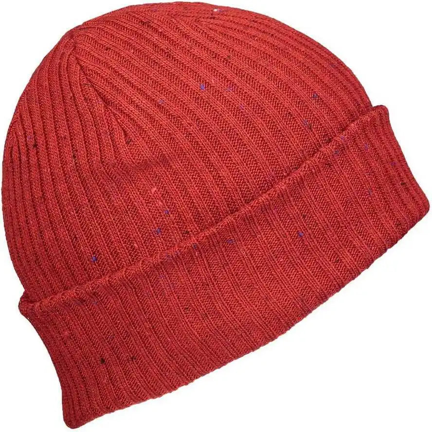 Pacific Headwear P600k Tweed Beanie Red / 7’’ 7 7/8’’