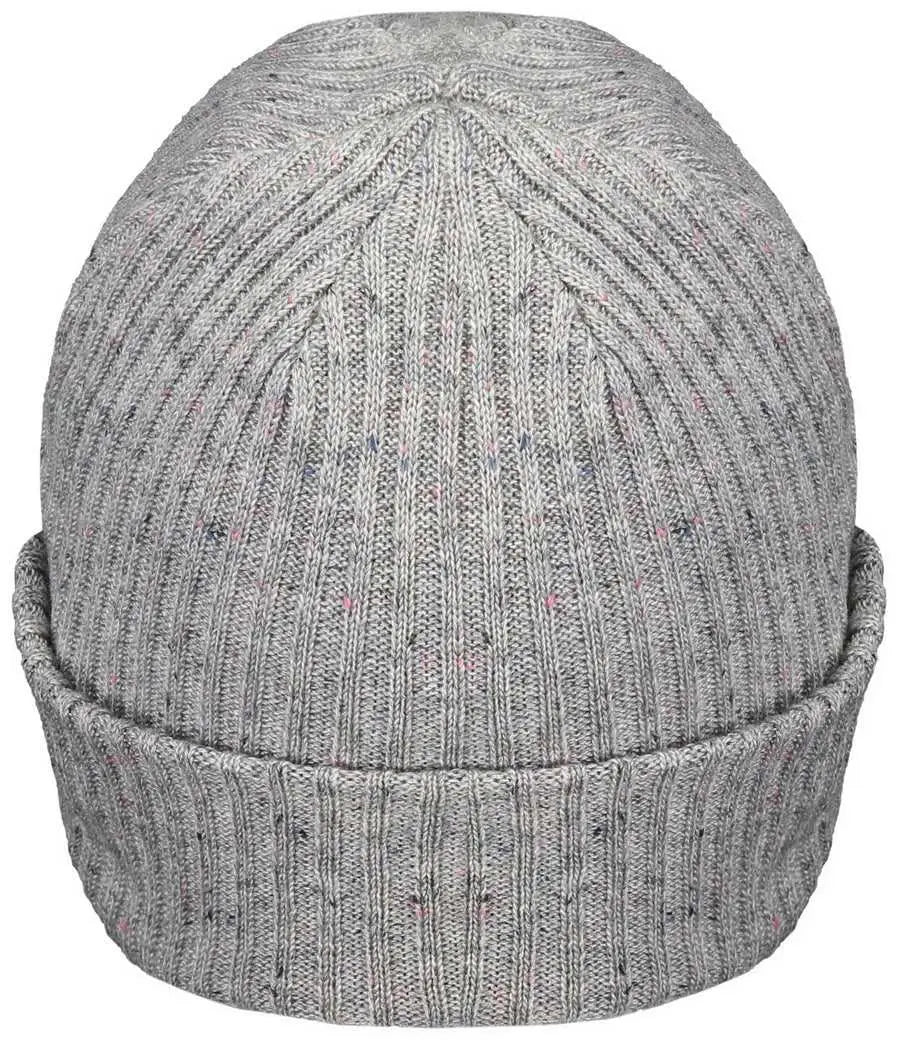 Pacific Headwear P600k Tweed Beanie - Silver