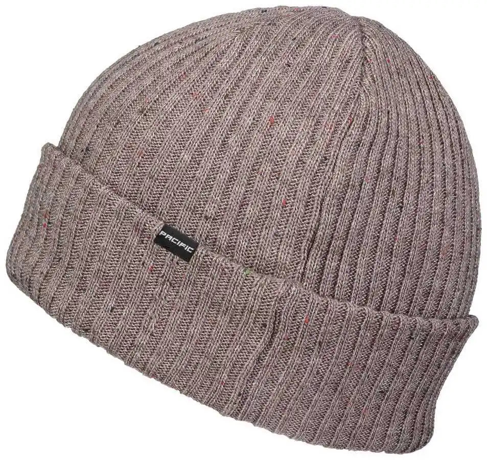 Pacific Headwear P600k Tweed Beanie Walnut Gray / 7’’ 7 7/8’’
