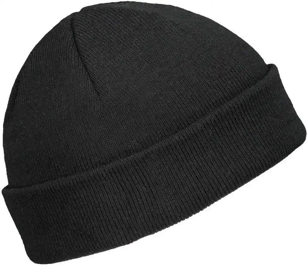 Pacific Headwear P603k Fisherman Beanie - Black - 7’’ - 7 7/8’’