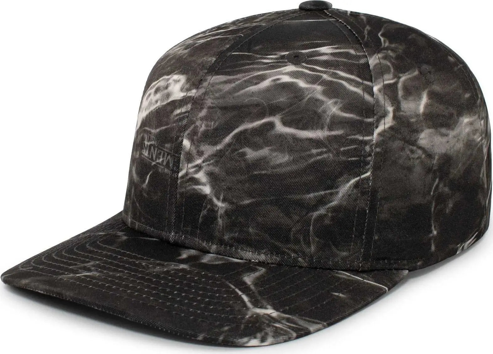 Pacific Headwear P680 Mossy Oak Guide Cap - Blacktip Mo Elements - 7’’ - 7 7/8’’
