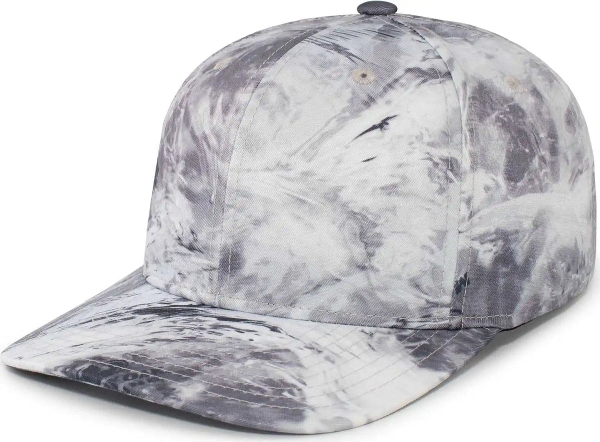 Pacific Headwear P680 Mossy Oak Guide Cap Mossy Oak Elements Wakeform Hailstone / 7’’ 7 7/8’’