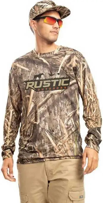 Pacific Headwear P680 Mossy Oak Guide Cap - Mossy Oak Elements Wakeform Hailstone - 7’’ - 7 7/8’’