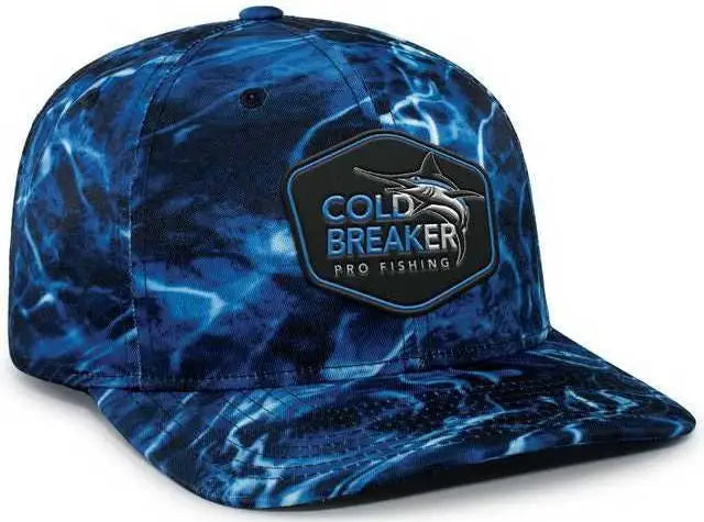 Pacific Headwear P680 Mossy Oak Guide Cap - Mossy Oak Elements Wakeform Hailstone - 7’’ - 7 7/8’’