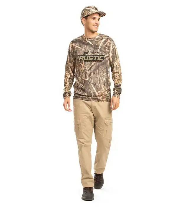 Pacific Headwear P680 Mossy Oak Guide Cap - Habitat - 7’’ - 7 7/8’’